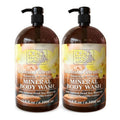 Dead Sea Collection Almond Vanilla Body Wash for Women and Men – Almond Vanilla Scent with Dead Sea Minerals – Moisturizing Shower Gel for Dry & Sensitive Skin – Pack of 2 (67.6 fl oz)