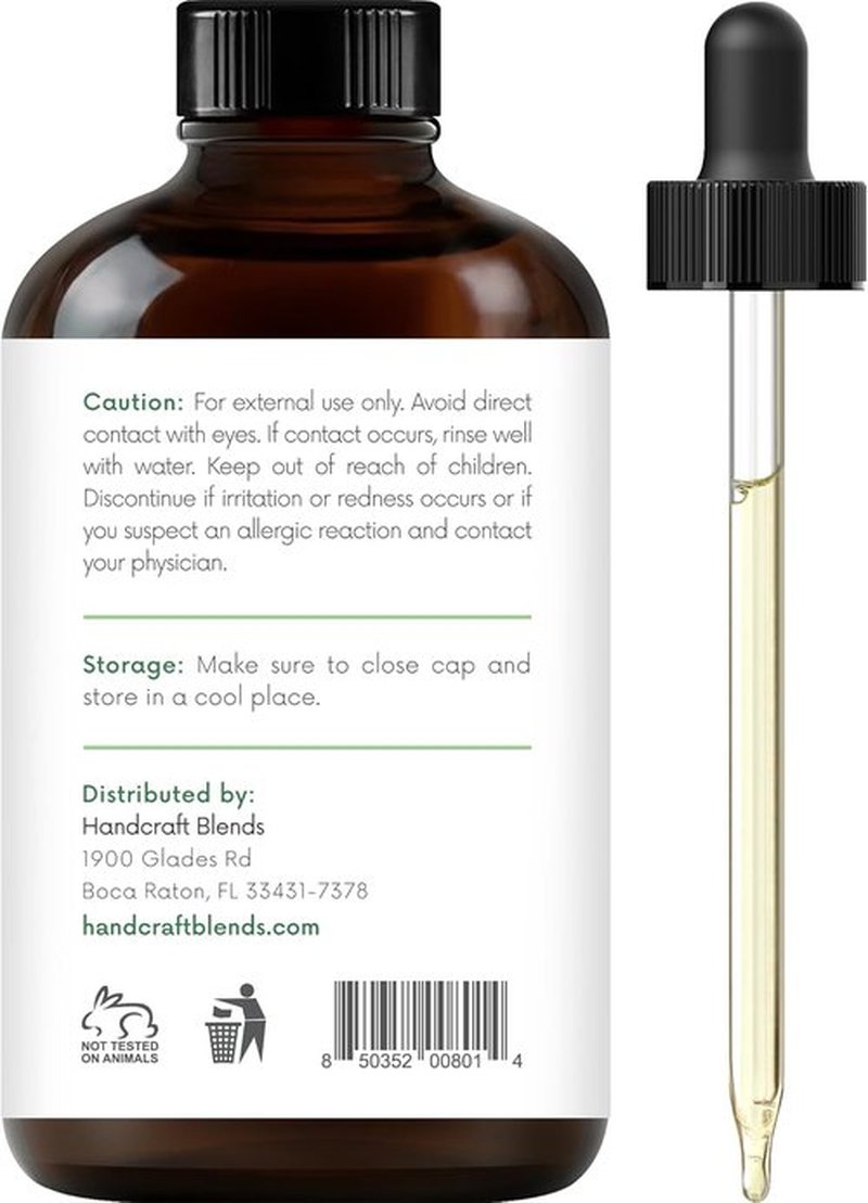 Handcraft Blends Tea Tree Essential Oil - 100% Pure & Natural - 4 Fl Oz for Diffusers, Aromatherapy & Skin Care