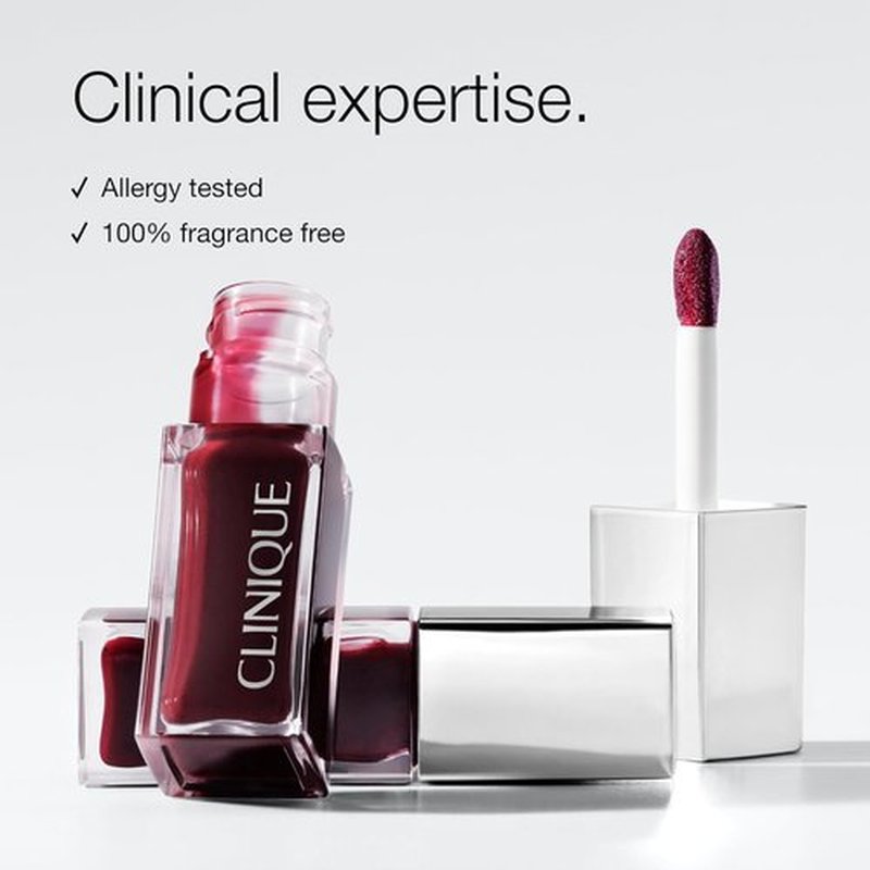 Clinique Pop Lip + Cheek Oil - Iconic Shades Black Honey, Pink, Nude Honey | Conditions Lips & Adds Natural Flush