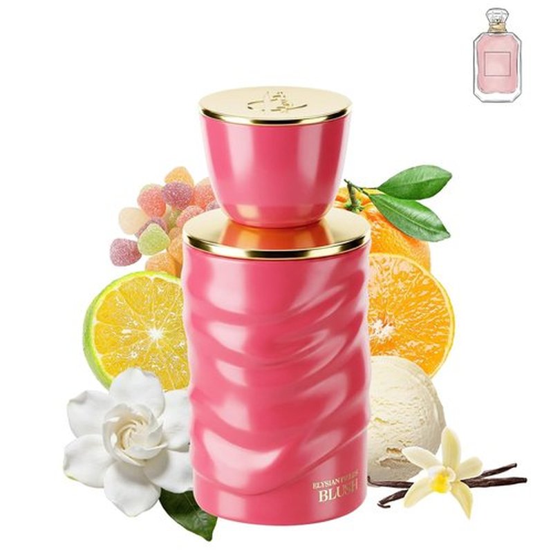 Elysian Fields Blush Eau De Parfum - Long-Lasting Vanilla, Fruity & Floral Fragrance for Women | 30ml