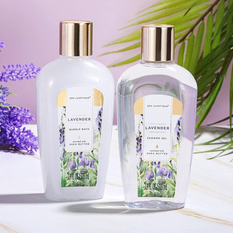 Spa Luxetique Lavender Spa Gift Basket - 12-Piece Relaxation Set for Women | Perfect Birthday & Mother's Day Gift
