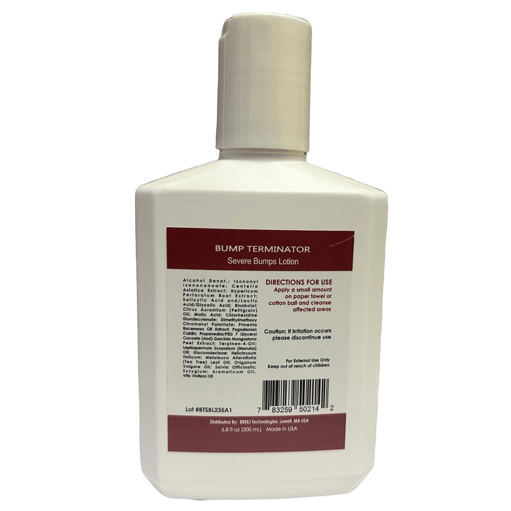 BREEJ BUMP TERMINATOR Severe Bumps Treatment | Razor Bumps And Ingrown Hair Treatment | Razor Bump Treatment, 200 mL