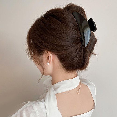 Hair Claw Clip for Women, 5 Inch Large Nonslip Claw Clip, Strong Hold for Medium Hair, Comfortable No-Pull, For Half-Up & French Twist, Fashion Hair Accessory Gift
