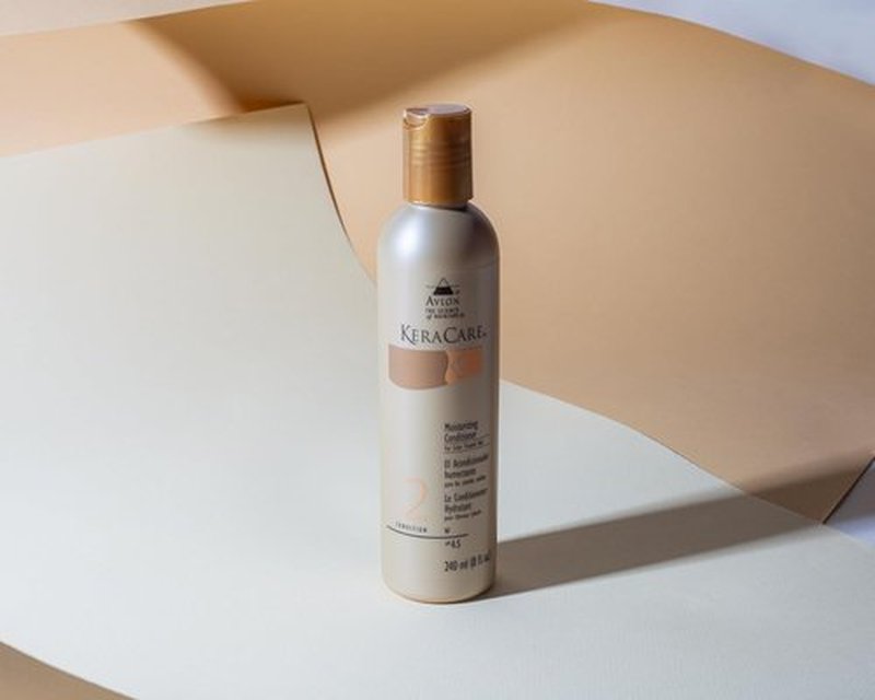KeraCare Moisturizing Conditioner - Protects Color Treated Hair from UV Damage | 8 oz - Fiber Strengthening Complex