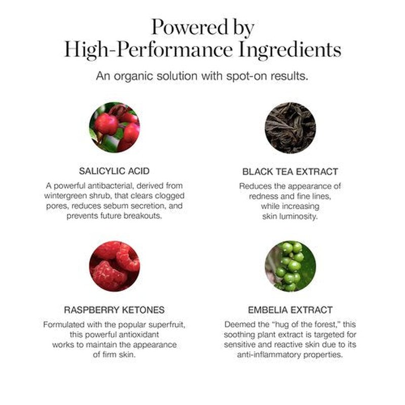 Ogee Plant-Based Acne Treatment - Salicylic Acid Spot Treatment with Soothing Ceramic Tip