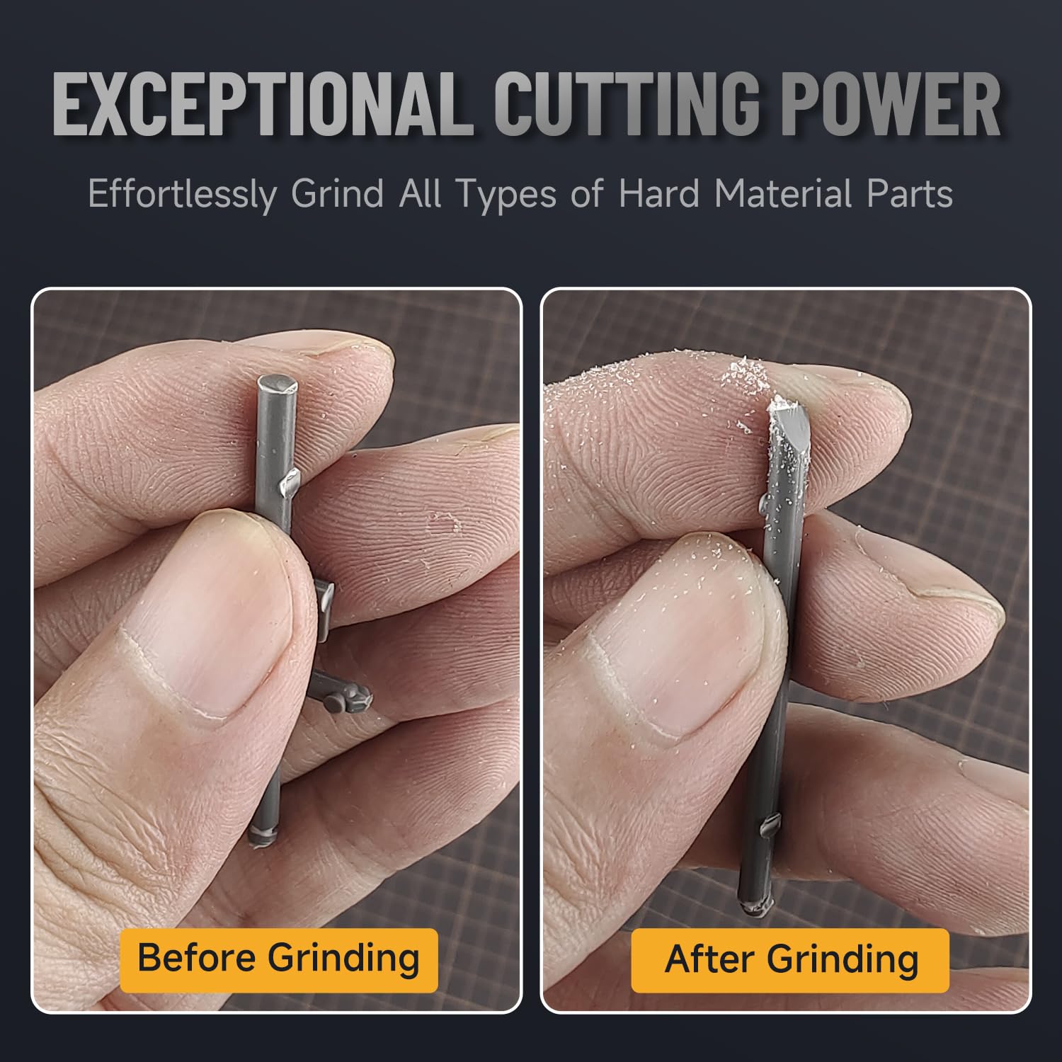 stedi Hobby Model Polishing Tools 2 PCS, Precision Glass Polishing Files #600-800 Grits, Anti-Slip Comfortable Grip for Gundam, Scale Military Model, 3D Resin Parts (Upgrade 2PCS - A)