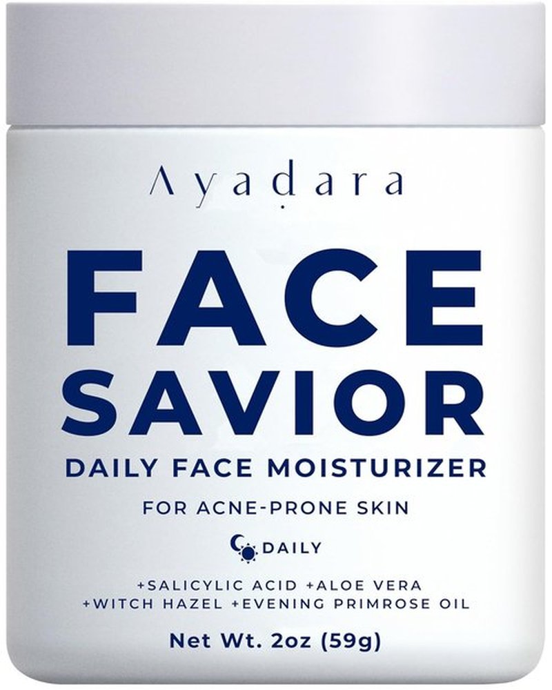 Ayadara Acne Facial Moisturizer - Advanced Oil Control Hydrating Cream for Oily Skin | 2 fl oz