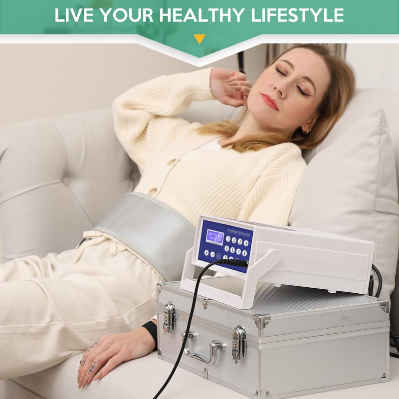 veicomtech Ionic Foot Bath Detox Machine, Detox Foot Spa with Wrist Strap, Far Infrared Waistbelt and Array for Home Use, Salon Beauty Club