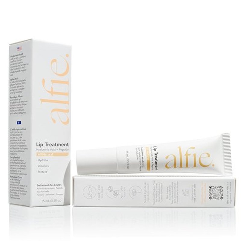 Alfie Hyaluronic Acid Lip Booster - Natural Flavor Lip Plumper & Filler - 15ml Peptide Treatment