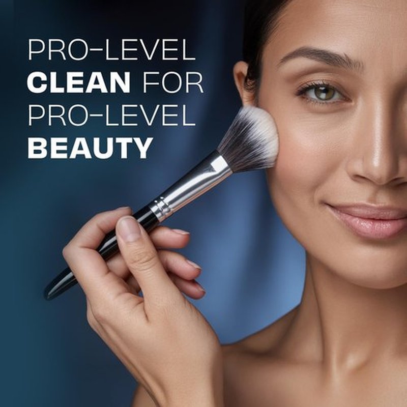Original Makeup Brush Cleaner - Professional Quick-Drying Cleanser for Waterproof Makeup - 16 oz