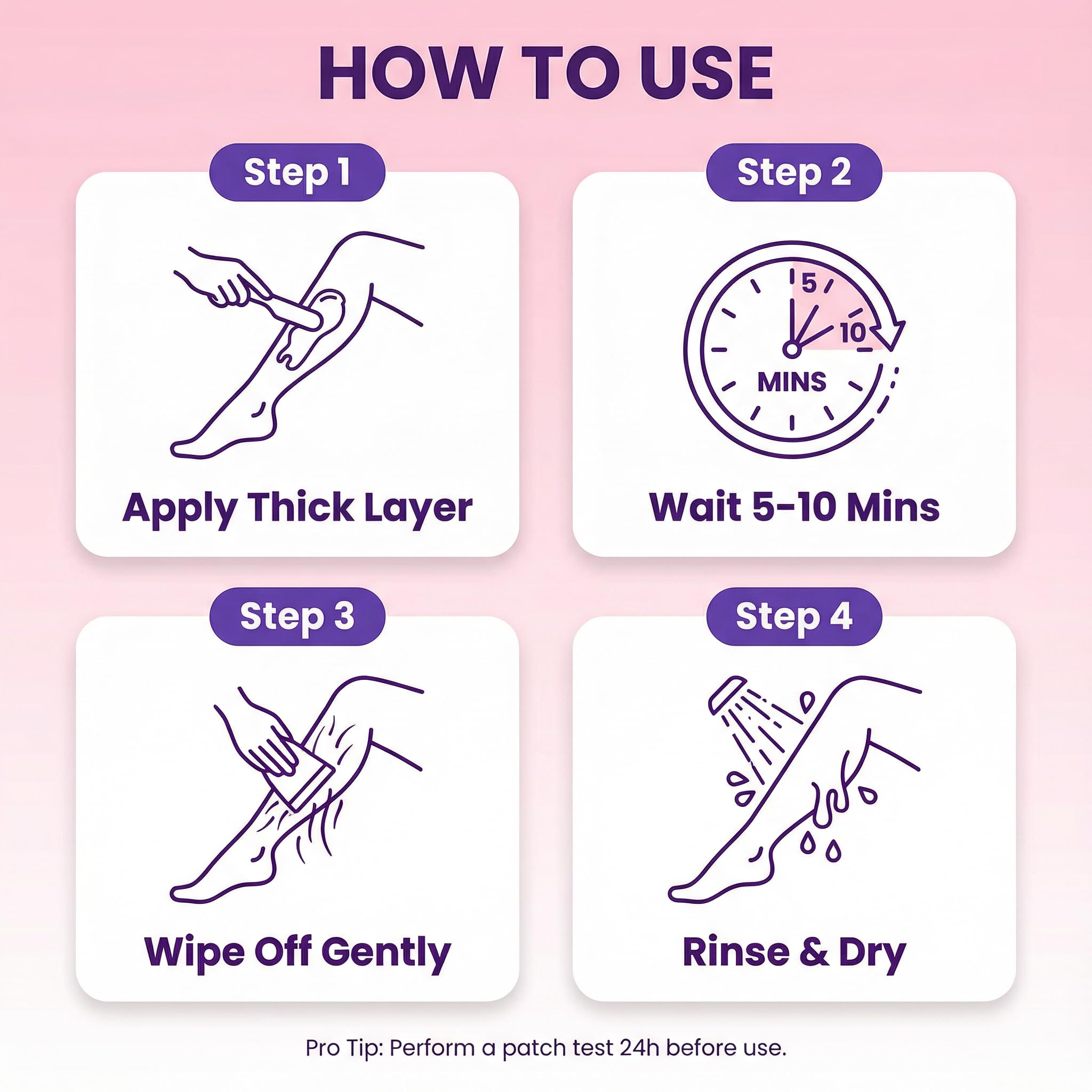 LETLIX Hair Removal Cream for Sensitive Skin - Painless Depilatory Cream for Women and Men Legs, Underarms & Body - Gentle Hair Remover with Squalane, Aloe Vera & Hyaluronic Acid - 4.06oz