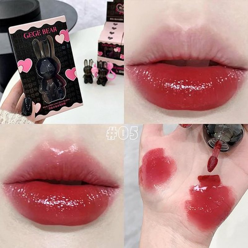 Petansy Rabbit Jelly Lip Gloss Set - Moisturizing, Hydrating, Non-Stick | Plumping Lip Tint & Balm