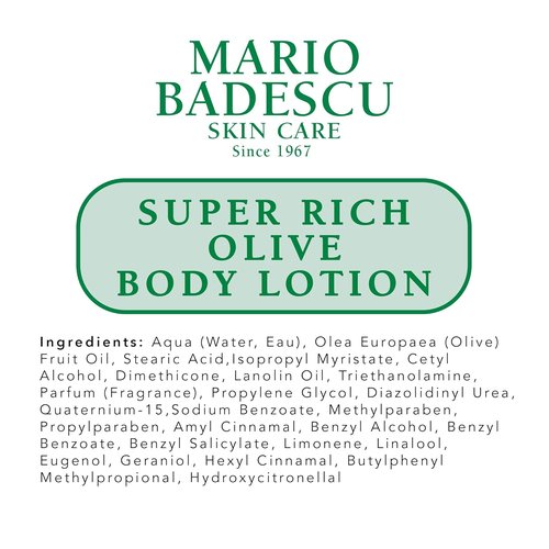 Mario Badescu Body Lotion - Nourishing & Softening Moisturizer for All Skin Types | 8 oz