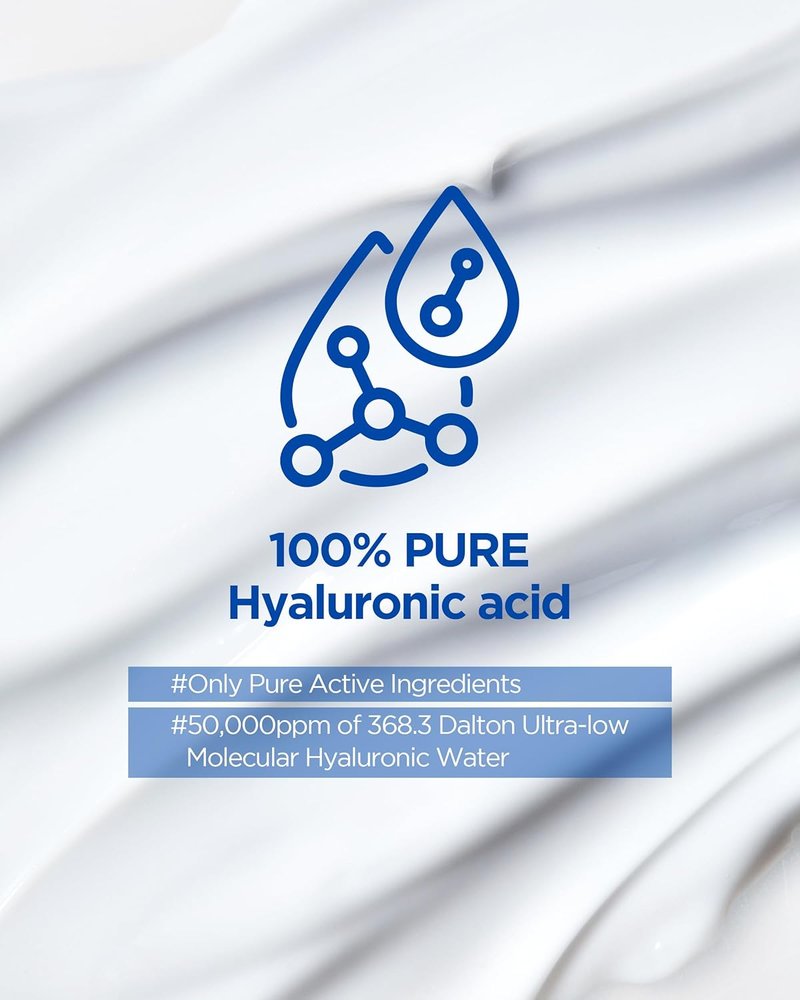 WELLAGE Real Hyaluronic Mucin Cream - Ultimate Hydration Face Gel Moisturizer - Pure Hyaluronic Acid & Snail Mucin, 1.69oz