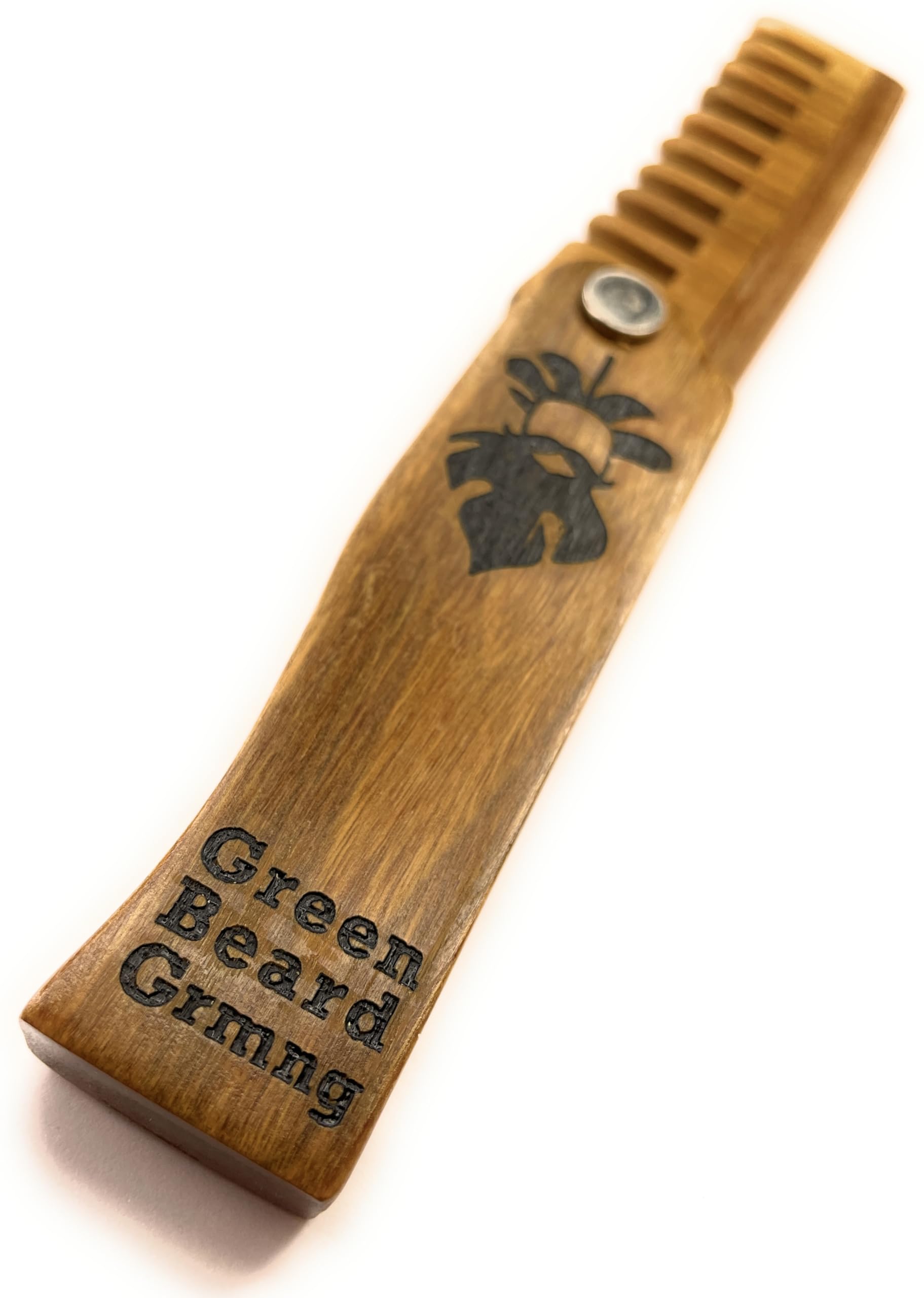 Redesigned Tree-mendous Sandalwood Wide Tooth Folding Comb - Durable Pocket Combs that Plant Trees by Green Beard Grmng
