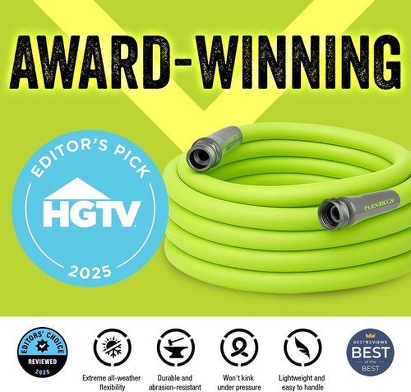 Flexzilla Garden Hose - 5/8" x 50 ft. | Lightweight, Durable, All-Weather, Leak-Free Design