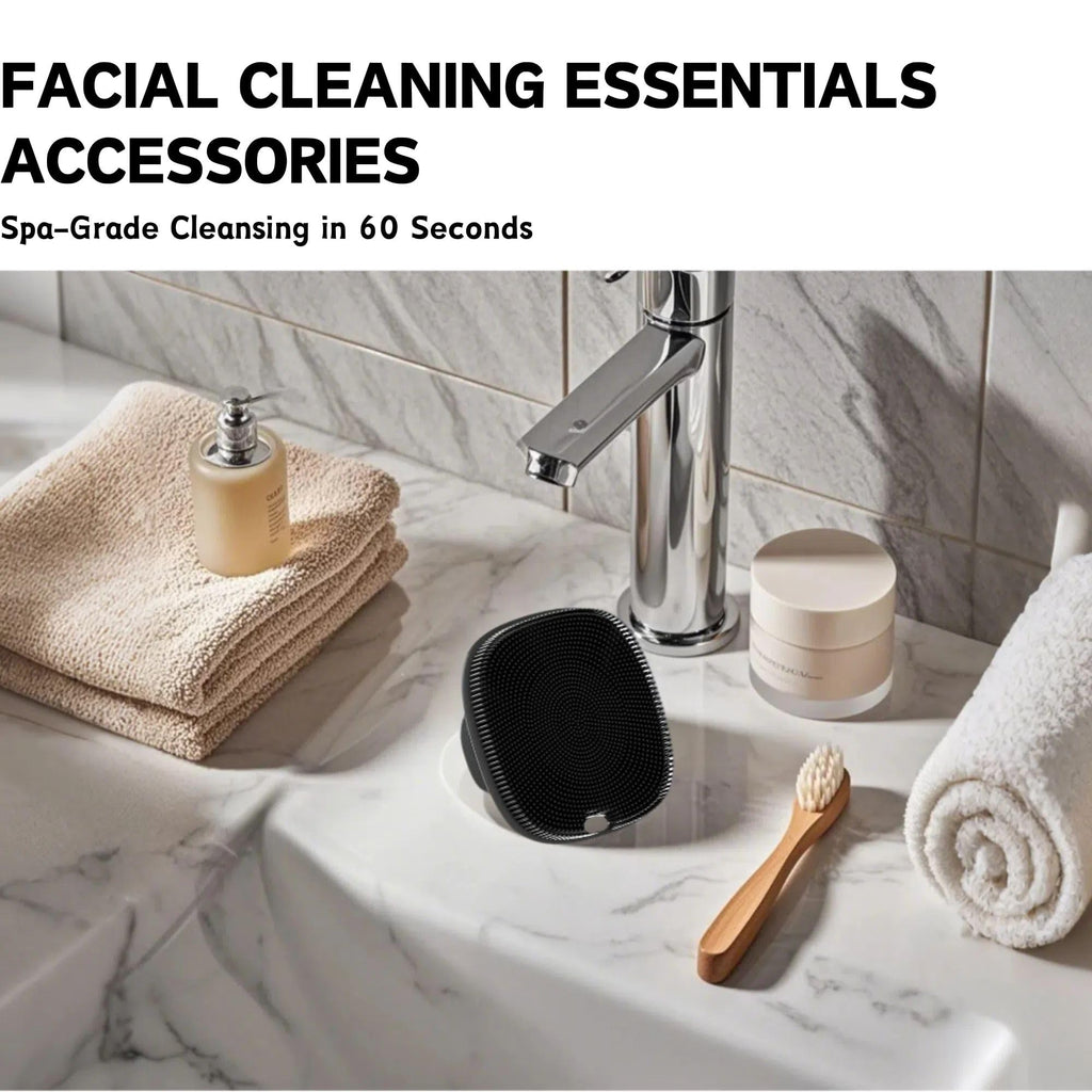 Face Scrubber, Gentle Pore Scrubber Silicone Face Exfoliating Scrubber, Face Wash Brush Manual Waterproof Cleansing Skin Care Face Scrub Wash Brushes for Men and Women