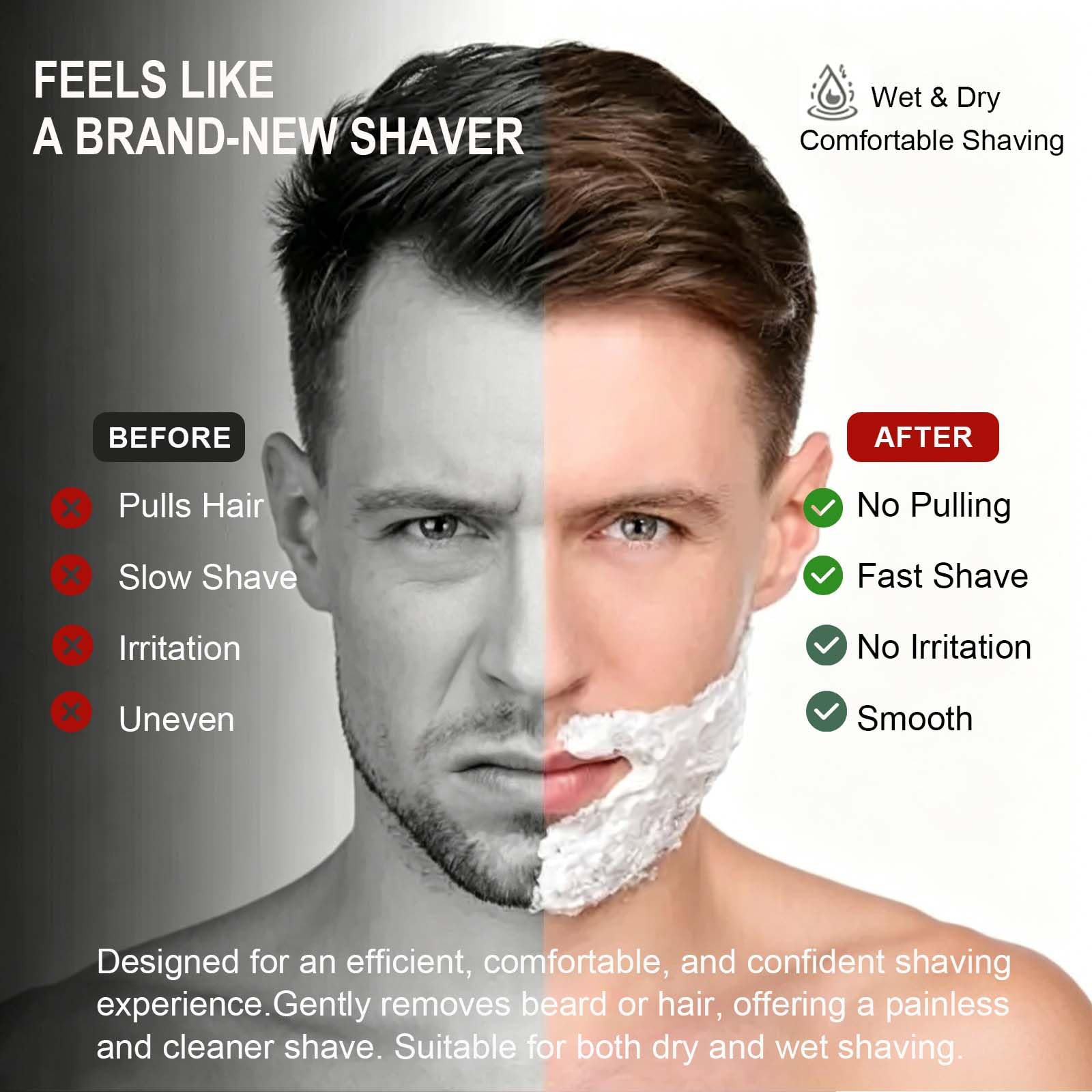 Balder Pro Shaver Replacement Heads Compatible with Remington xr7000