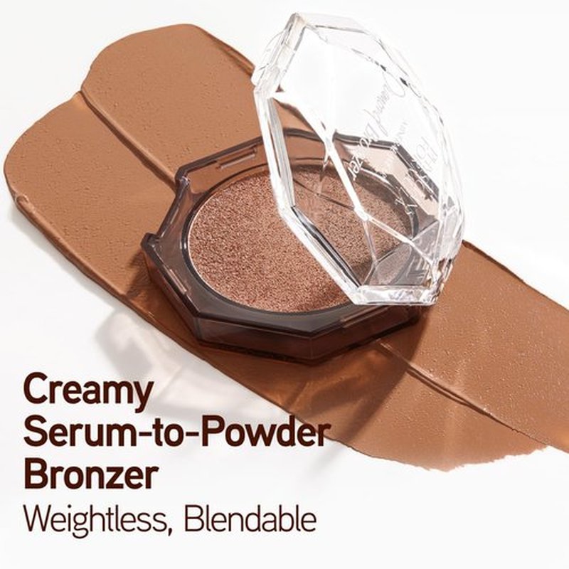 Physicians Formula Mineral Wear® Diamond Bronzer - Weightless Creamy Powder-Serum for Dewy Finish & Pore Minimization - Bronze Gem
