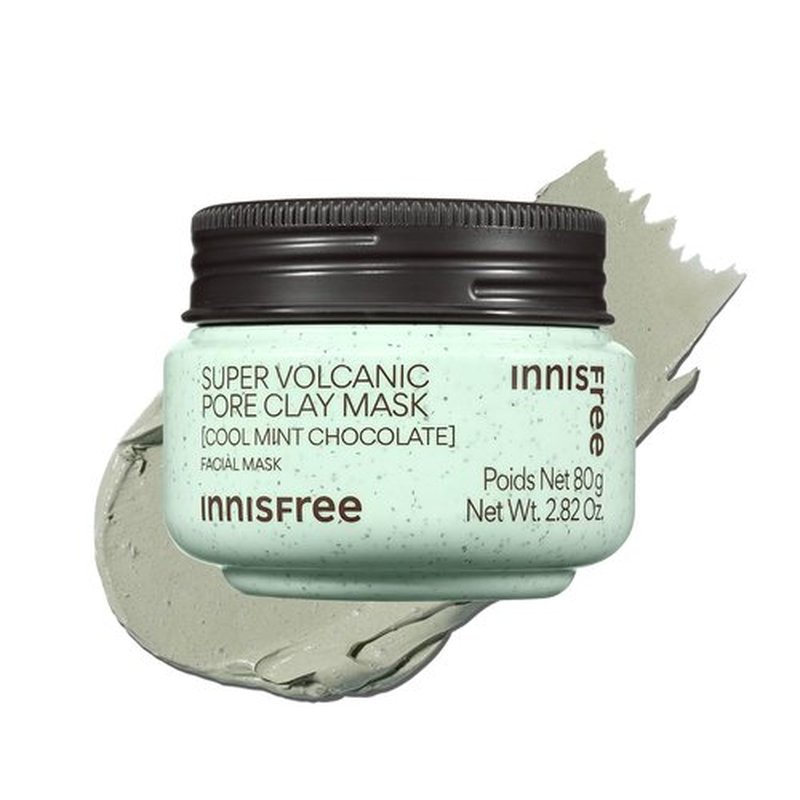 Innisfree Super Volcanic Clay Masks - Pore-Reducing & Sebum Control for Oily Skin | Limited Edition Gift Sets