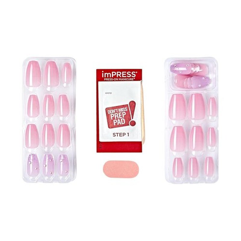 imPRESS Design Press-On Nails - Moonlit | Long-Lasting, Easy Application, Salon Quality