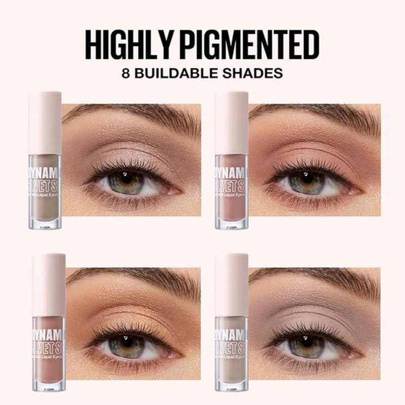 Erinde Liquid Eyeshadow - Matte Cream Formula, Buildable & Blendable, 8 Colors Available | Waterproof & Vegan
