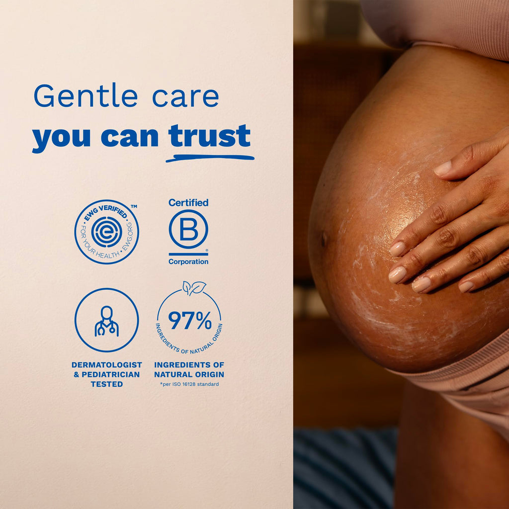 Mustela Maternity Stretch Marks Cream for Pregnancy - with Natural Avocado, Maracuja & Shea Butter - Fragrance-Free & EWG Verified - 5.07 fl. Oz