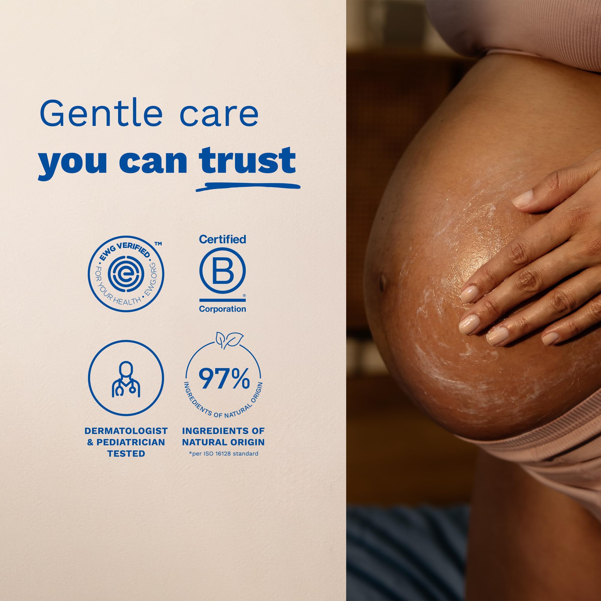 Mustela Maternity Stretch Marks Cream for Pregnancy - with Natural Avocado, Maracuja & Shea Butter - Fragrance-Free & EWG Verified - 5.07 fl. Oz
