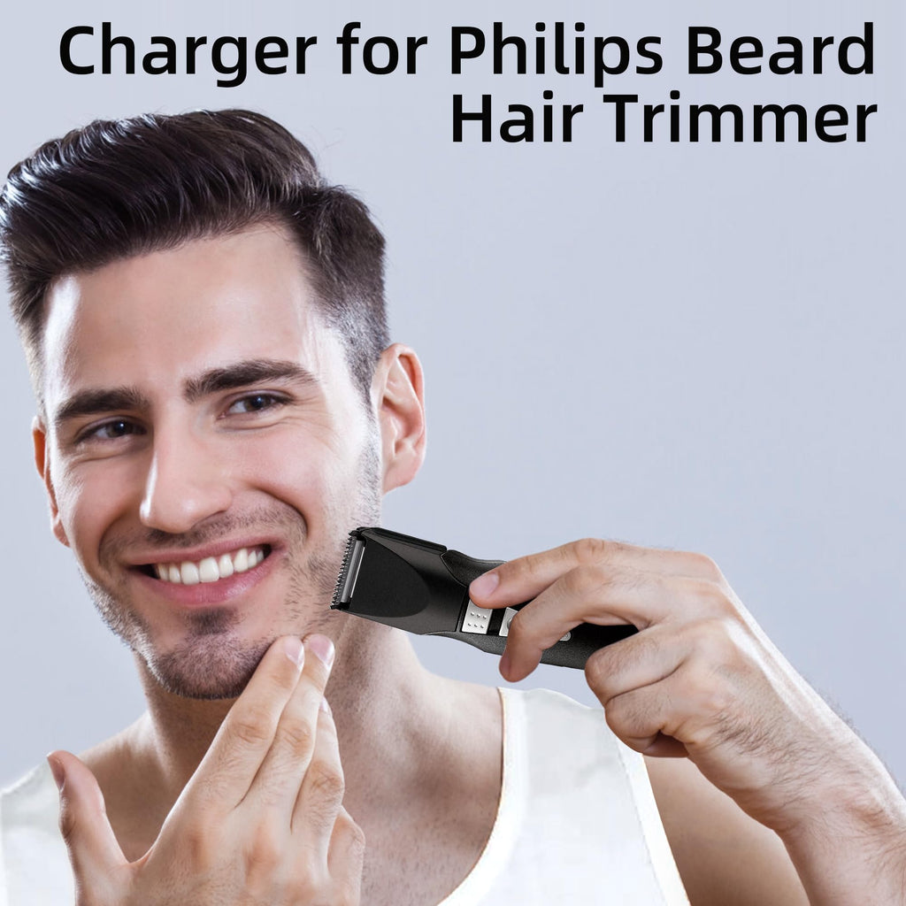 TEVSINPO 1.6V Power Cord for Philips Norelco G370 G250 G270 G290 G380 D350 G390, G470, G480 Grooming System Charger Replacement Charger for Philips Beard Hair Trimmer QC5015 QG3080 QG3150 QG3020