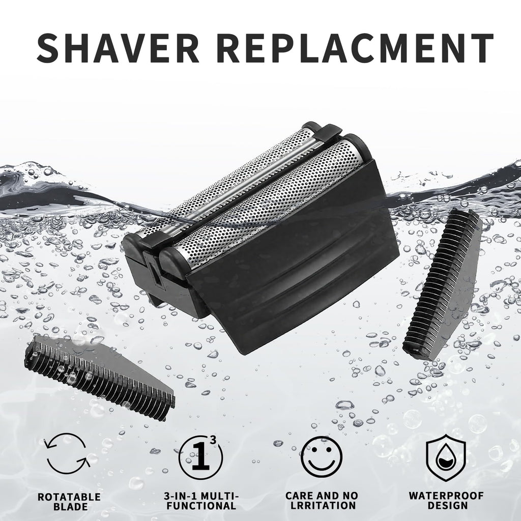 1PACK（BLACK）Shaver Replacement Foil Compatible with Remington TITANIUM-X Flex & Pivot Foil and Cutter F5800 & F7800,Shaver heads Fit for Remington F4900,F5800,F7800
