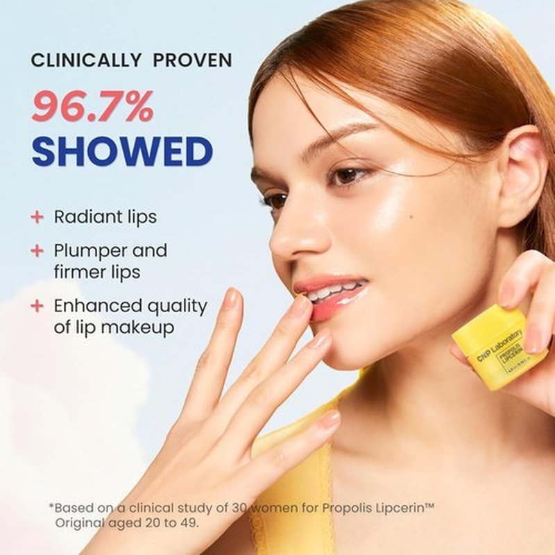 CNP Honey Lip Butter Mini Set - Hydrating Propolis Lip Balm & Mask | Travel-Size (4 Flavors) for 12hrs Moisture