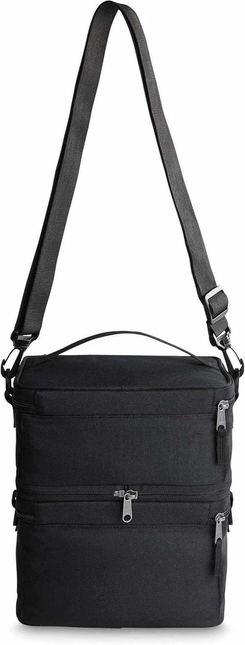 PackIt MOD 3-IN-1 Lunch Box - Insulated & Freezable with EcoFreeze Technology | Black, Versatile Design for Fresh Office Lunches