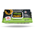 Crocodile Cloth Paint Cleaning Wipes – 100 Count (15" x 10") Heavy-Duty Cleaning Cloths for Paint Prep & Cleanup, Removes Paint, Adhesive, Caulk – Ideal for Painters, Contractors, Artists & DIY Work