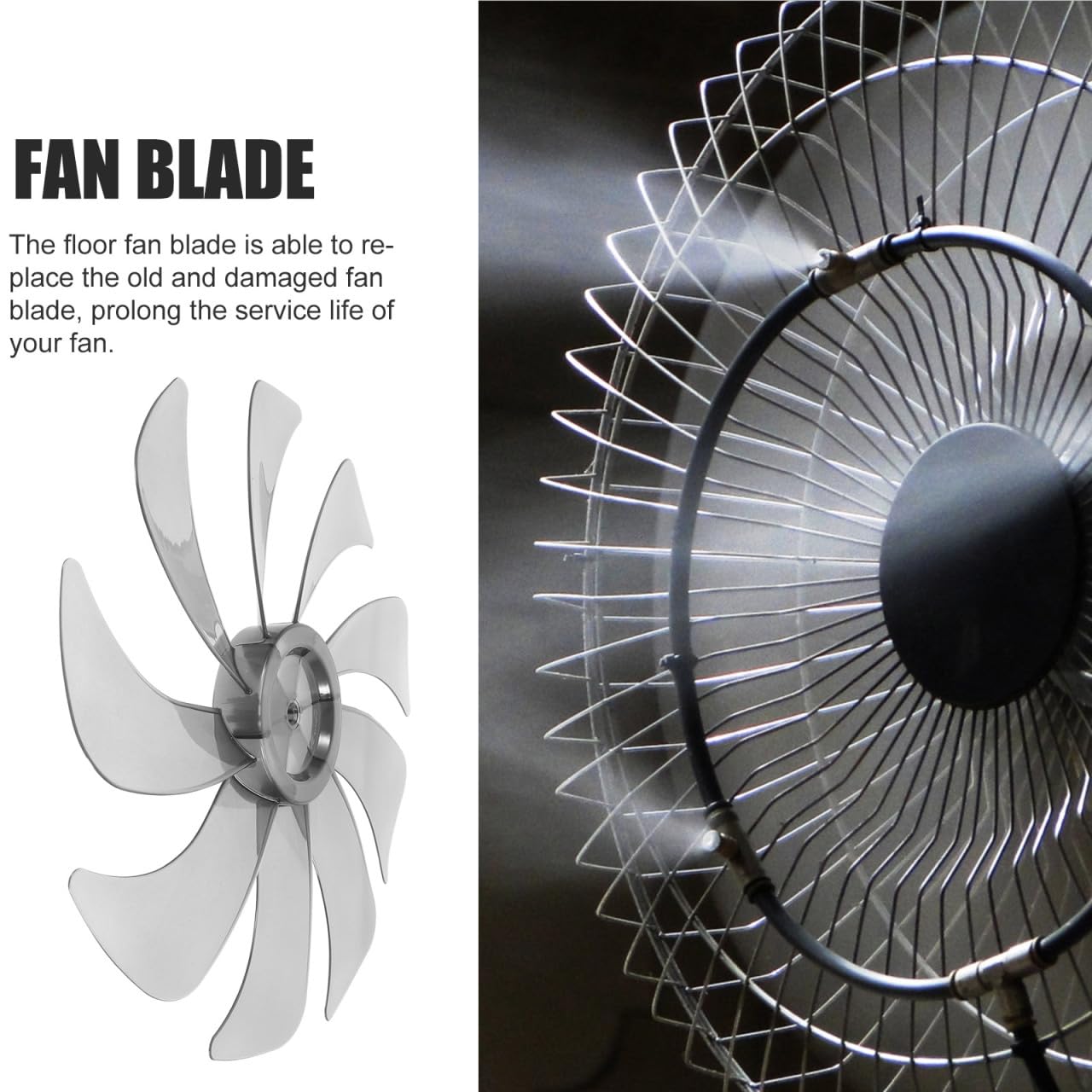 Housoutil Floor Fan Fan Parts Mini Blades Parts Ceiling Blades Only s Replacement 14 Inch Replacement Stainless Ceiling Arms Electric Pp Metal Pencil