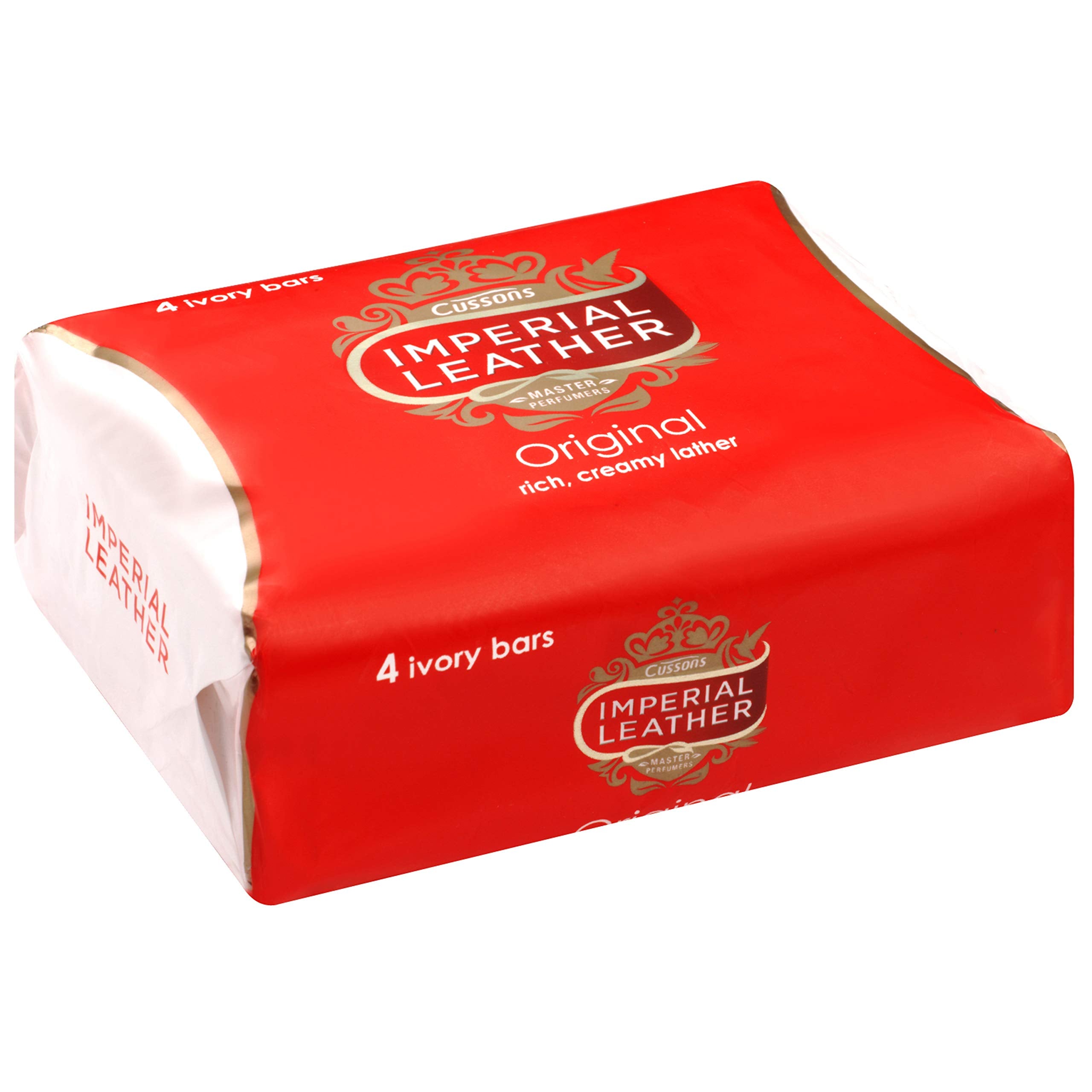 Imperial Leather Bar Soap Original Classic Cleansing Bar, Gentle Skin Care, Bulk Buy, Pack of 8 x 4 bars (total 32 bars)