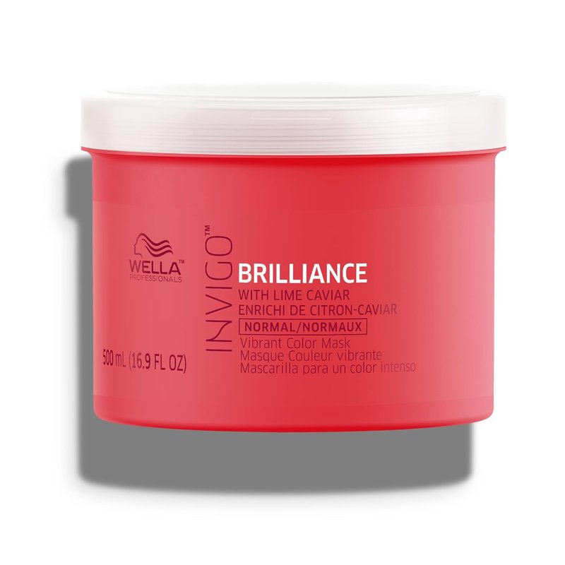 Wella Professionals Invigo Brilliance Hair Mask - Color Vibrancy Conditioning Treatment | 5.07 oz