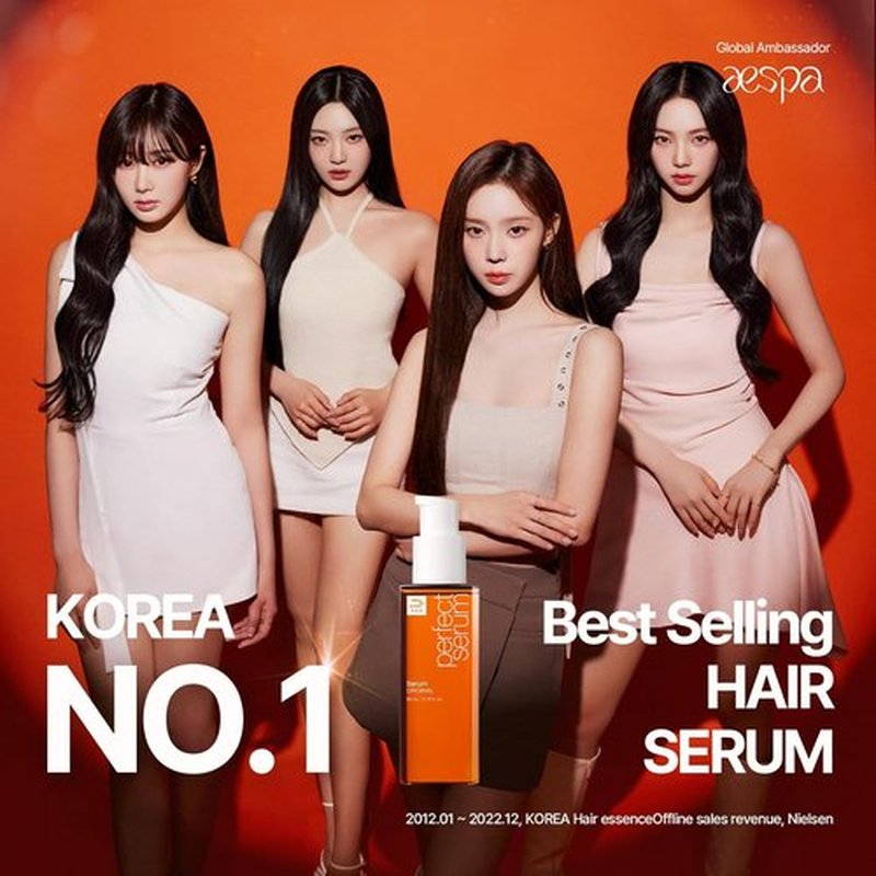 Mise En Scene Perfect Serum - Argan Oil Heat Protectant Hair Oil for Frizz Control | 2.7 Fl Oz | Fruity Floral Scent