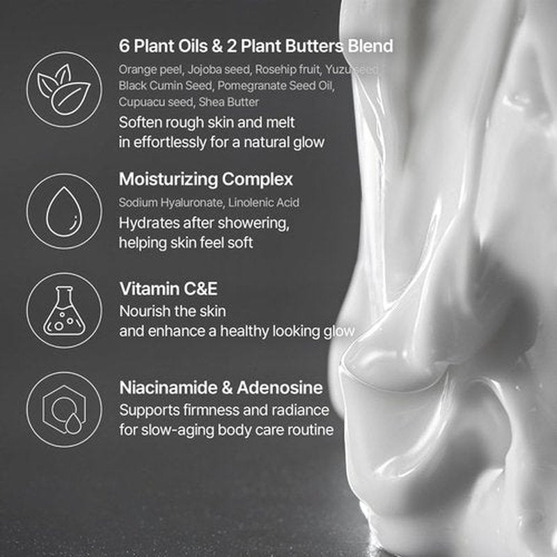 Objet Silky Gleam Body Lotion - Deep Hydration with Niacinamide & Vitamin C&E - Santal Rose, 450ml
