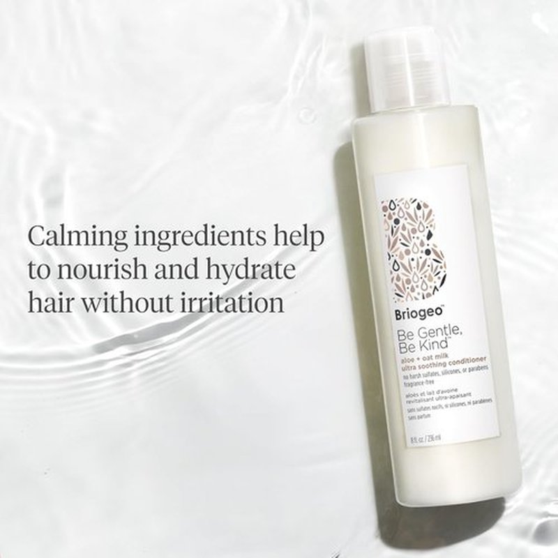 Briogeo Be Gentle, Be Kind Aloe + Oat Milk Shampoo & Conditioner Bundle - Hypoallergenic, Vegan | 2 x 8 fl oz