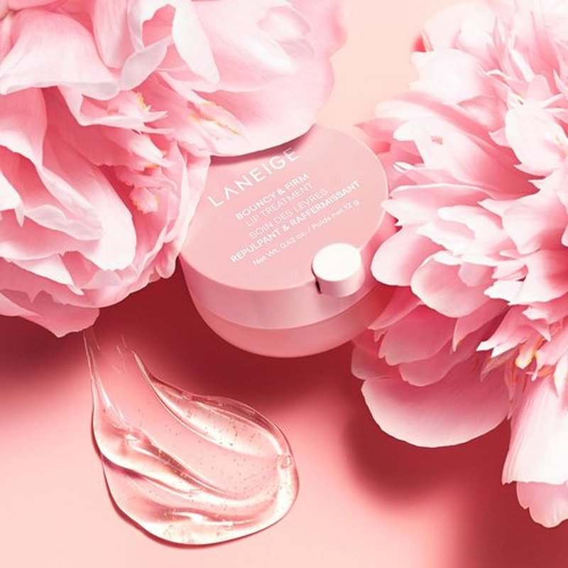 LANEIGE Bouncy & Firm Lip Treatment - Plumping Hydration with Peony, Collagen & Ceramide Capsules