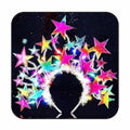 GORTIN Light up Star Headband LED Headpiece Carnival Festival Costume Hair Accessories for Women (Colorful)