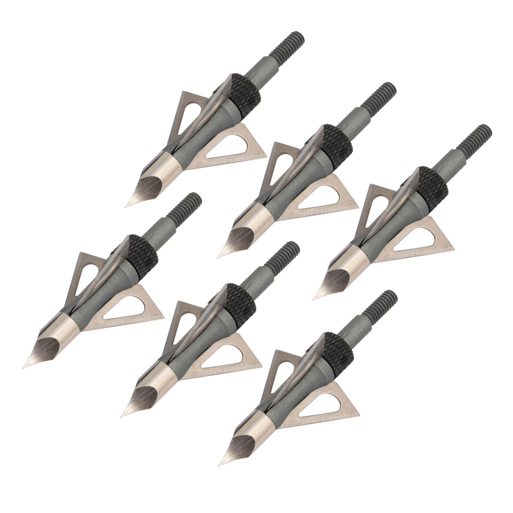 Allen Company Power Point Chisel Broadhead (Pack of 3), 100 Grain, silver (14635)