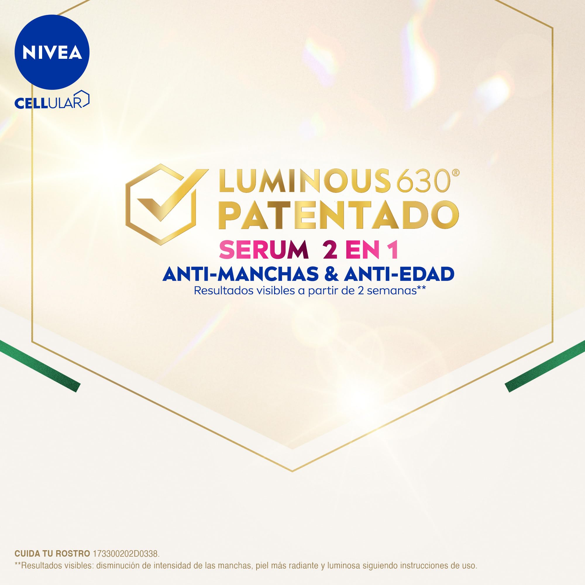 NIVEA Facial Serum Cellular Luminous 630 Lightweight Gel‑Like Daily Face Treatment for a Refined Skin Appearance and Balanced Skin Surface, 30 ml (Approx. 1.01 fl oz) – Advanced Daily Skin Care