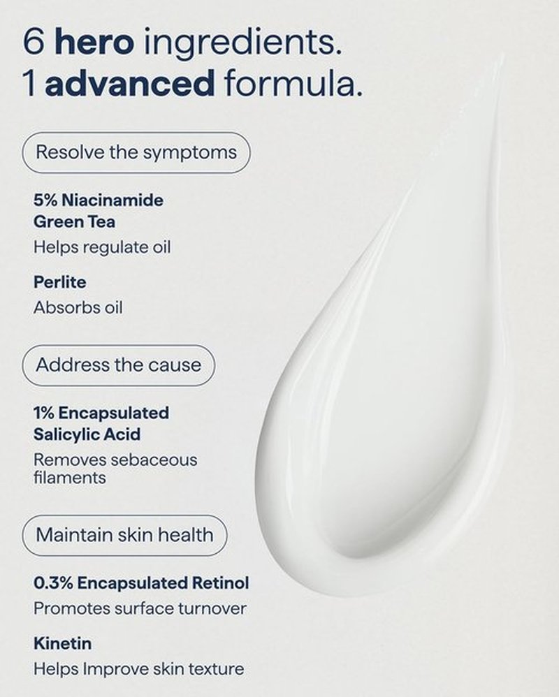 Dr. Shah Pore Refining Serum - Advanced Pore Minimizer with Retinol, BHA & Niacinamide for Clear Skin