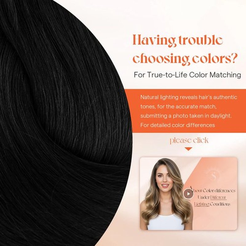 Sunny Hair Clip in Hair Extensions Real Human Hair 22 Inch 120g Remy Hair Clip in Extensions for Women Human Hair Extensions Jet Black
