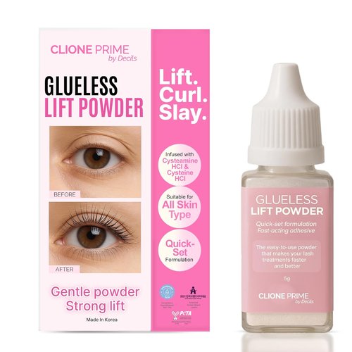 Korean Lash Lift Powder - Vegan & Cruelty-Free Lash Lifting System for Salon-Quality Curl & Definition