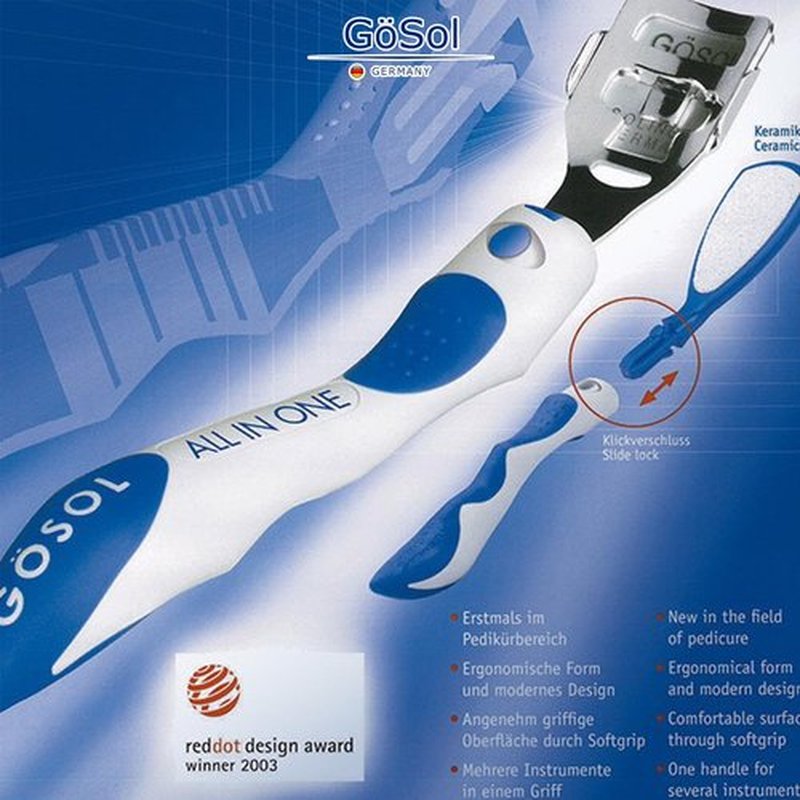 GöSol Foot Callus Remover Set, Durable Foot File and Foot Scrubber with 10Pcs Replacement Slices Blades, Callus Remover for Feet Callus Shaver Hard Dead Skin Pedicure Tools