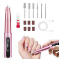 LKE 20000RPM Cordless Nail Drill - Professional Manicure Pedicure Kit with Bits & Sanding Bands for Acrylic Gel Nails