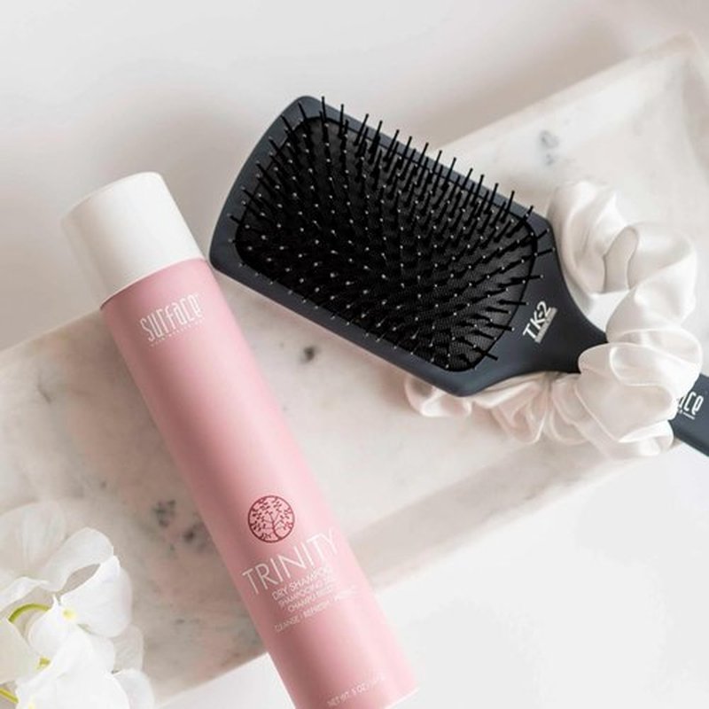 Surface Hair TK2 Paddle Brush - Professional Heat Resistant Styling Tool for Smooth, Shiny Hair