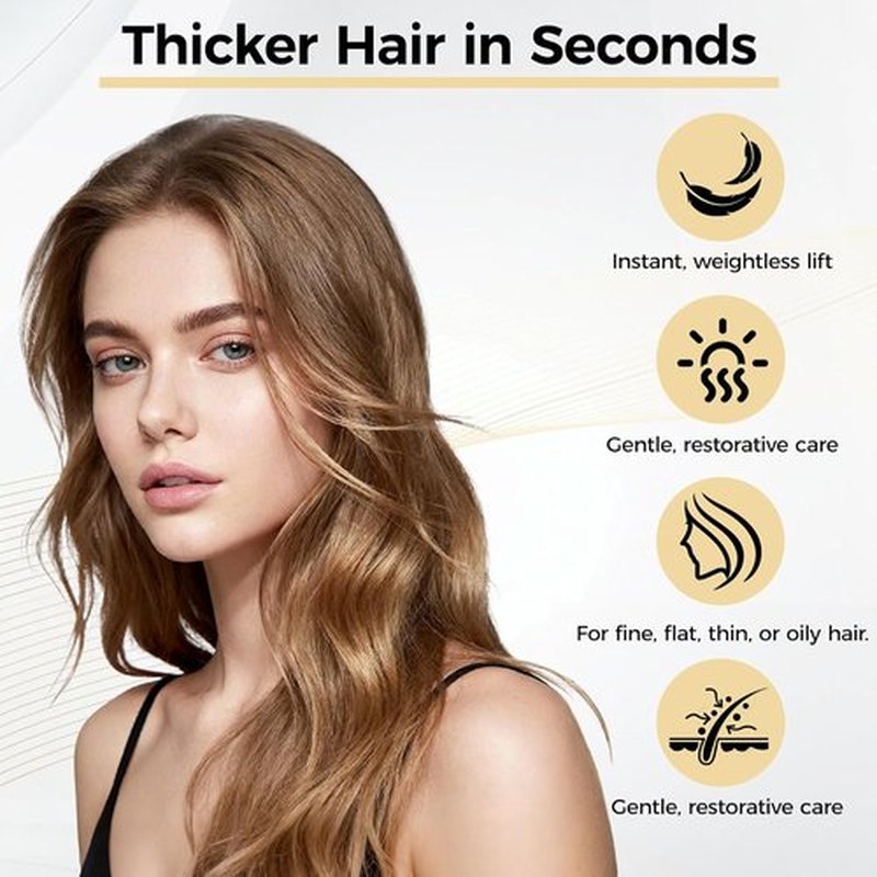 Skiennix Hair Thickening Texture Spray - Volume-Boosting Formula for Fine Hair | 8.5 oz